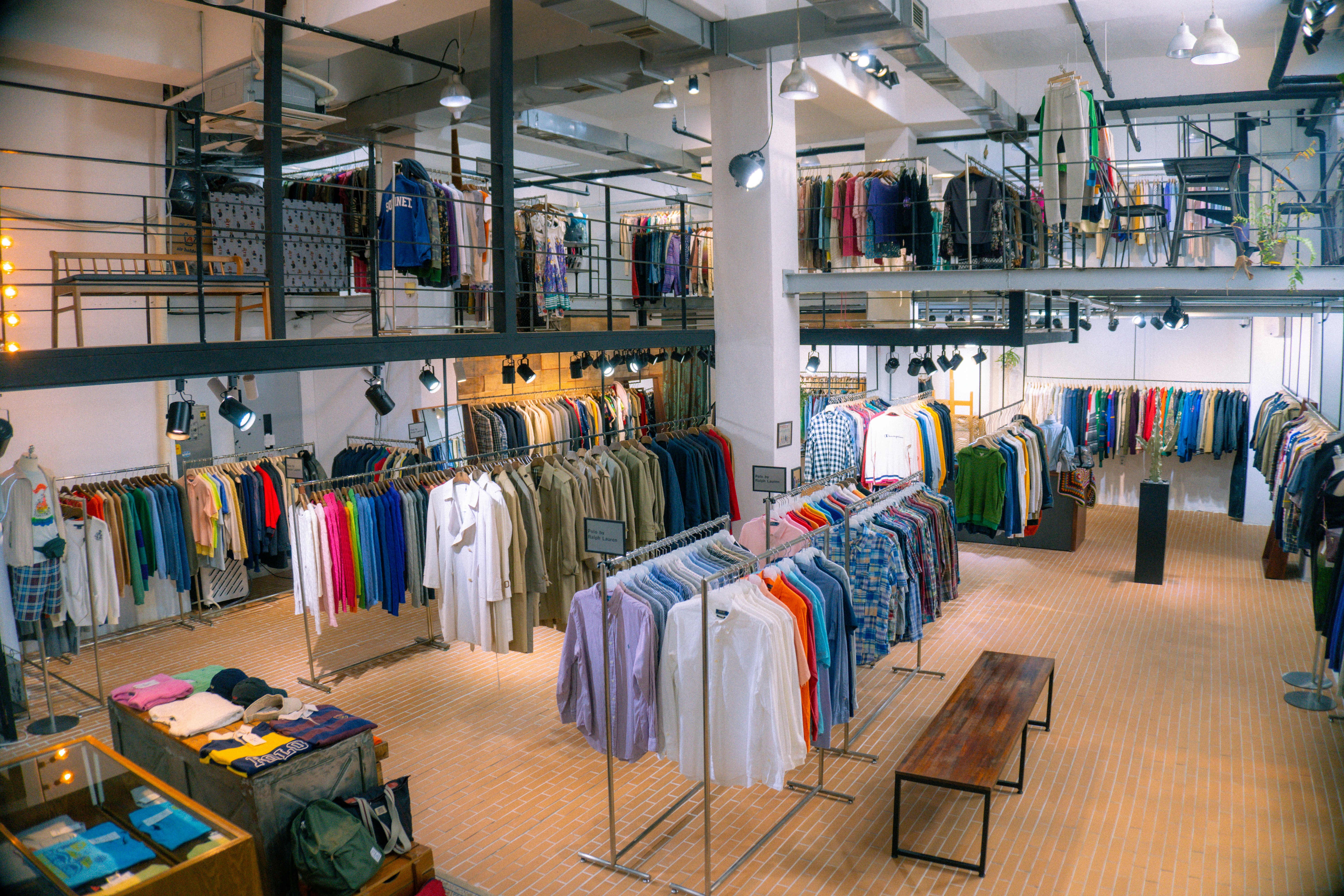 Corporate apparel showroom